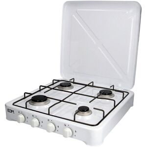 Accesoralia Hogar Gas Cooker - White, 4 Burners, 1500 W - Gas Cooker Accesoralia Hogar Gas Cooker - White, 4 Burners, 1500 W - Gas Cooker