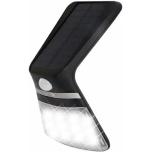 Lámpara de Pared Solar EDM Negro Aluminio - 430lm 3.5W Lámpara de Pared Solar EDM Negro Aluminio - 430lm 3.5W