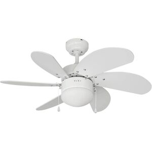 Ventilateur de plafond EDM 33985 Blanc avec Lumière - Ventilateur de plafond Ventilateur de plafond EDM 33985 Blanc avec Lumière - Ventilateur de plafond