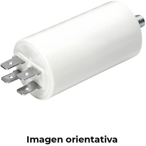 Condensatore European Tools E3/63006 - Bianco - 40Mf/5% - 50x110mm Condensatore European Tools E3/63006 - Bianco - 40Mf/5% - 50x110mm