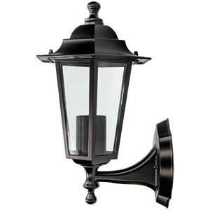 Farol EDM Zurich Negro - Montaje en pared, 60W, E27, 19.5x21x32cm Farol EDM Zurich Negro - Montaje en pared, 60W, E27, 19.5x21x32cm