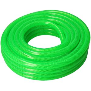Manguera de jardín EDM - 50m, Verde, 3 Capas, Resistente a UV - Duradera y Flexible - 25 bar Manguera de jardín EDM - 50m, Verde, 3 Capas, Resistente a UV - Duradera y Flexible - 25 bar