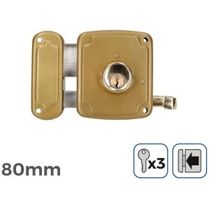 Serrure EDM Acier 80 x 94 mm - Côté Gauche - Sécurité & Facile à Installer Serrure EDM Acier 80 x 94 mm - Côté Gauche - Sécurité & Facile à Installer