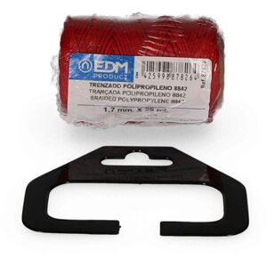 EDM Rode Braidkoord - 1,7mm x 25m - Gebreid Koord EDM Rode Braidkoord - 1,7mm x 25m - Gebreid Koord