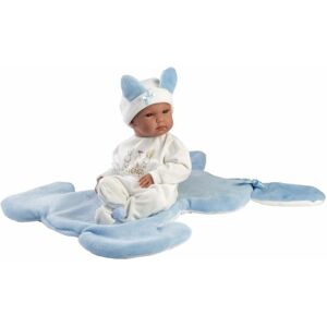 Llorens Bimbo Poupe Bébé Bleue - Vinyle Réaliste 35cm - Publicité Llorens Bimbo Poupe Bébé Bleue - Vinyle Réaliste 35cm - Publicité
