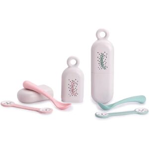 Dětský jídelní set Suavinex Modrý/Fialový - Ergonomický, Bez BPA, Připraven na Cestu Dětský jídelní set Suavinex Modrý/Fialový - Ergonomický, Bez BPA, Připraven na Cestu