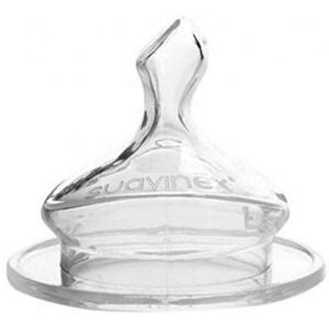 Suavinex Tétine Anatomique S2 - Silicone, Débit Moyen, +6m Suavinex Tétine Anatomique S2 - Silicone, Débit Moyen, +6m