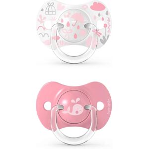 Set di Succhietti Suavinex - Rosa Balena e Ombrello 18+ Mesi Set di Succhietti Suavinex - Rosa Balena e Ombrello 18+ Mesi
