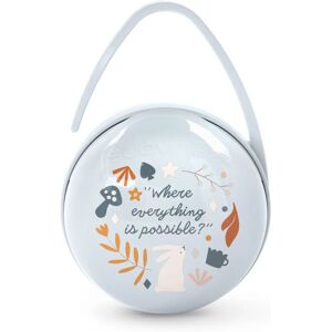 Etui pour tétine Wonderland Duo - boîte à sucette - Bleu clair - Publicité Etui pour tétine Wonderland Duo - boîte à sucette - Bleu clair - Publicité