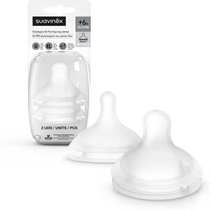 Suavinéx Sx Pro Baby Bottle Teat - Physiological Silicone, Dense Flow Suavinéx Sx Pro Baby Bottle Teat - Physiological Silicone, Dense Flow