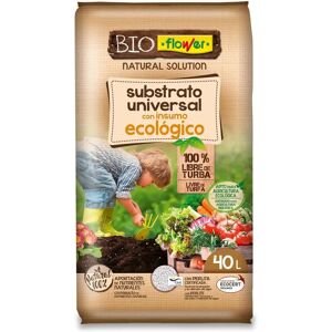 FLOWER Substrat Organique Sans Tourbe - 40L - Publicité FLOWER Substrat Organique Sans Tourbe - 40L - Publicité