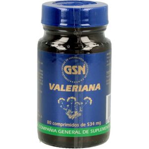 Valeriana 80 comprimidos GSN - Suplemento alimenticio Valeriana 80 comprimidos GSN - Suplemento alimenticio