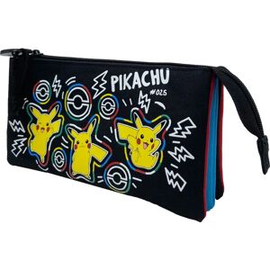 Cyp Brands Pikachu Pokémon Estuche Triple - Multicolor, 23x5x12cm Cyp Brands Pikachu Pokémon Estuche Triple - Multicolor, 23x5x12cm