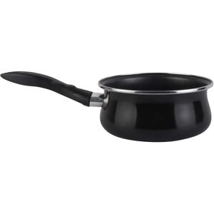 Magefesa Megafesa 01102715 - Stylish 16cm Black Enamelled Steel Saucepan Magefesa Megafesa 01102715 - Stylish 16cm Black Enamelled Steel Saucepan
