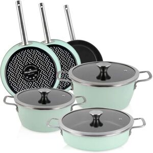 Ensemble de Cuisine Vintage Vert Menthe 9 Pièces Magefesa - Publicité Ensemble de Cuisine Vintage Vert Menthe 9 Pièces Magefesa - Publicité