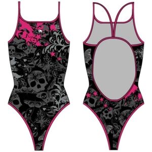 Turbo Women Skull Butterflyers Stars Black 5XL Swimsuit Turbo Women Skull Butterflyers Stars Black 5XL Swimsuit