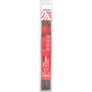 SOLTER - 05905 - Électrodes au rutile E6013 (1,6 x 300 mm, 35 pièces) - Publicité SOLTER - 05905 - Électrodes au rutile E6013 (1,6 x 300 mm, 35 pièces) - Publicité