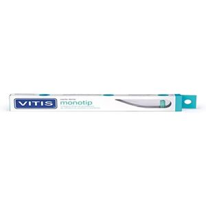 Vitis Monotip - Enkelvoudige haarborstel voor beugels & implantaten Vitis Monotip - Enkelvoudige haarborstel voor beugels & implantaten