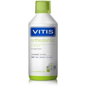 Enjuague bucal ortodóntico Vitis Menta Manzana - Enjuague para brackets Enjuague bucal ortodóntico Vitis Menta Manzana - Enjuague para brackets