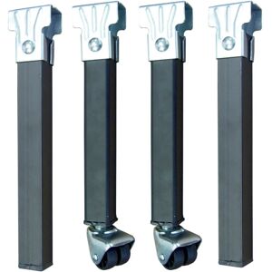 SUMINISTROS JAIZKIBEL Modelo 81401 - Base para cama con ruedas - Juego de 4 patas SUMINISTROS JAIZKIBEL Modelo 81401 - Base para cama con ruedas - Juego de 4 patas