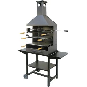 Barbacoa de Chimenea de Acero Inoxidable Imex El Zorro - 61x40x204cm Barbacoa de Chimenea de Acero Inoxidable Imex El Zorro - 61x40x204cm