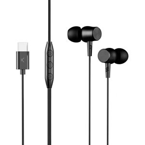 Casque intra-auriculaire filaire Ksix BAU01N - Appels/Musique - Noir - Publicité Casque intra-auriculaire filaire Ksix BAU01N - Appels/Musique - Noir - Publicité