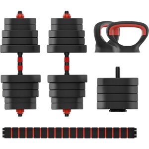 Ksix BMANC01N50 Manubri - Regolabili 50kg, 34 pezzi - Kit di allenamento forza Ksix BMANC01N50 Manubri - Regolabili 50kg, 34 pezzi - Kit di allenamento forza