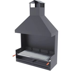 FM CALEFACCION Grill en Acier Inox 100cm - Hauteurs Ajustables - Publicité FM CALEFACCION Grill en Acier Inox 100cm - Hauteurs Ajustables - Publicité