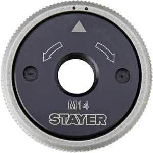 Dado di bloccaggio rapido M14 - Per smerigliatrice angolare 125mm STAYER Dado di bloccaggio rapido M14 - Per smerigliatrice angolare 125mm STAYER