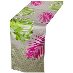 Alexandra House Living Fuchsia Green Velvet Table Runner - Home Decoration Alexandra House Living Fuchsia Green Velvet Table Runner - Home Decoration