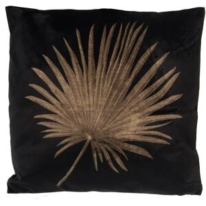 Alexandra House Living Kissen - Palmblatt Velours/Polyester 45x45cm Alexandra House Living Kissen - Palmblatt Velours/Polyester 45x45cm