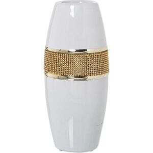 Alexandra House Living Vase White Ceramic 11 x 27 cm Alexandra House Living Vase White Ceramic 11 x 27 cm