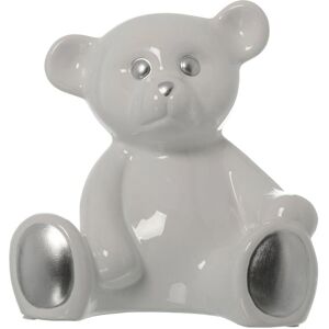Figurine Décorative en Céramique Blanche Alexandra House Living Ours - Publicité Figurine Décorative en Céramique Blanche Alexandra House Living Ours - Publicité