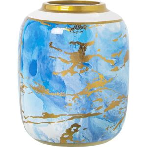 Alexandra House Living Vase Blue White Gold - Vase Alexandra House Living Vase Blue White Gold - Vase