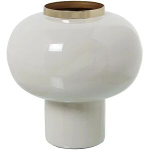 Alexandra House Living Blanco Dorado Vase - Vase Alexandra House Living Blanco Dorado Vase - Vase