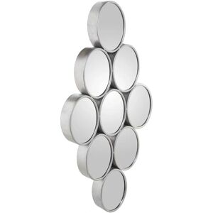 Espejo de pared redondo plateado Alexandra House Living - Espejo de pared Espejo de pared redondo plateado Alexandra House Living - Espejo de pared