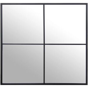 Espejo de pared Alexandra House Living Negro Metal Ventana - Espejo de Pared Espejo de pared Alexandra House Living Negro Metal Ventana - Espejo de Pared