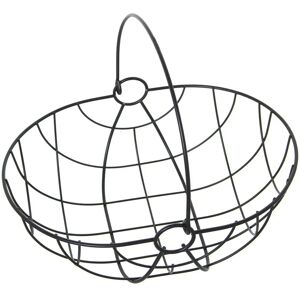 Alexandra House Living Zwarte Metalen Fruitkom - Fruit Bowl Alexandra House Living Zwarte Metalen Fruitkom - Fruit Bowl