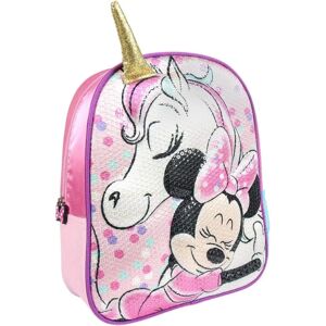 Mochila Minnie Unicórnio Disney - Pré-escola 3D Rosa Mochila Minnie Unicórnio Disney - Pré-escola 3D Rosa