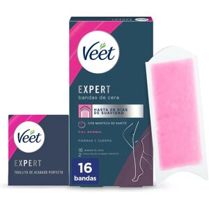 Veet Expert Cold wax strips body and legs - 16 pcs Veet Expert Cold wax strips body and legs - 16 pcs
