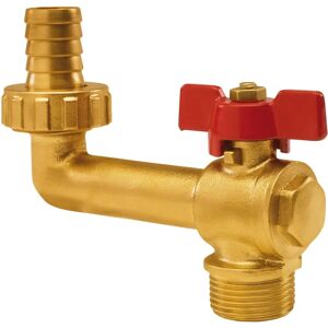 Testa di irrigazione verticale in ottone - Ingresso 1/2", Uscita 3/4" Testa di irrigazione verticale in ottone - Ingresso 1/2", Uscita 3/4"