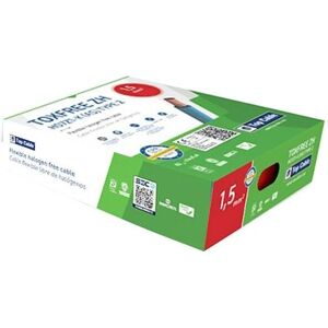 Cable Marrón Bricable 1.5mm Unipolar Resistente al Fuego - 100m Cable Marrón Bricable 1.5mm Unipolar Resistente al Fuego - 100m