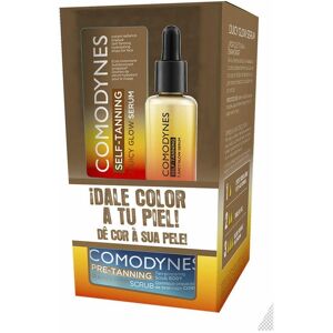 Conjunto de Auto-bronceado Natural Tan de Comodynes - Sérum y Exfoliante Conjunto de Auto-bronceado Natural Tan de Comodynes - Sérum y Exfoliante