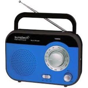 Sunstech RPS560 Tragbar Analoger Blau - Transistorradio Sunstech RPS560 Tragbar Analoger Blau - Transistorradio