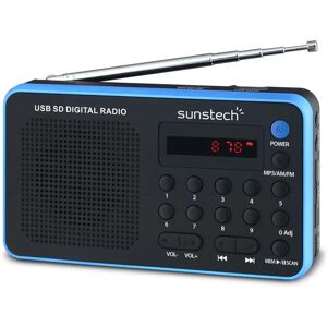 Sunstech RPDS32BL Rádio digital portátil - Rádio Sunstech RPDS32BL Rádio digital portátil - Rádio