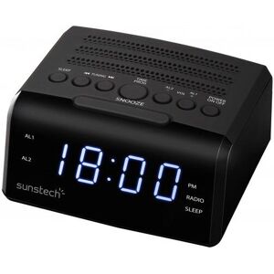 Sunstech FRD35UBK Réveil Radio - LED Numérique AM/FM Alarme Snooze - Publicité Sunstech FRD35UBK Réveil Radio - LED Numérique AM/FM Alarme Snooze - Publicité