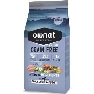 Ownat Prime Senior Sans Céréales Poulet Dinde - Croquettes pour Chiens - Publicité Ownat Prime Senior Sans Céréales Poulet Dinde - Croquettes pour Chiens - Publicité