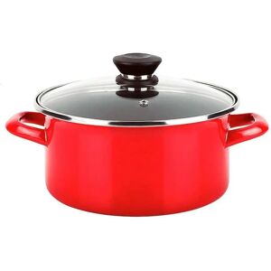 Cocotte FAGOR Optimax Rouge - Acier émaillé, Ø 26 x 14 cm - Publicité Cocotte FAGOR Optimax Rouge - Acier émaillé, Ø 26 x 14 cm - Publicité