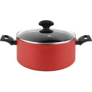 Olla de aluminio roja FAGOR Maxima - Antiadherente, inducción, 20cm Olla de aluminio roja FAGOR Maxima - Antiadherente, inducción, 20cm