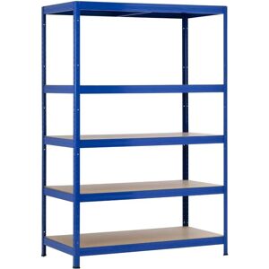 Estantería Modular de Acero Thinia Home - 5 Estantes Ajustables - 180x120x60cm Estantería Modular de Acero Thinia Home - 5 Estantes Ajustables - 180x120x60cm